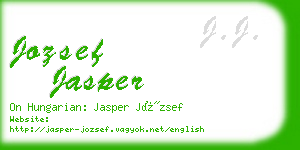 jozsef jasper business card